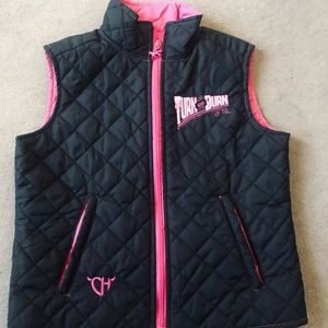 COWGIRL HARDWARE RHINESTONE GIRL'S SZ S VEST - NEW
